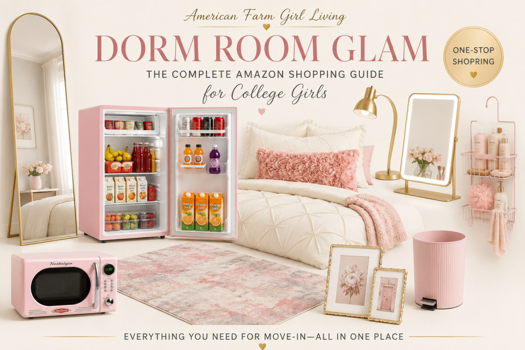 dorm room glam